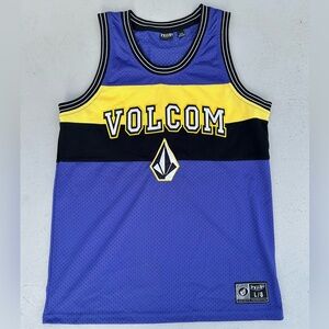 Vintage Volcom Jersey Purple Yellow
